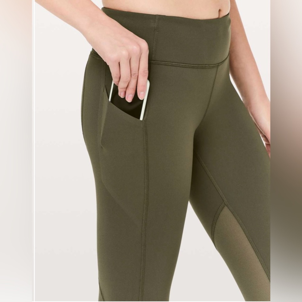 Lululemon Pace Rival Crop *Full-On Luxtreme 22"